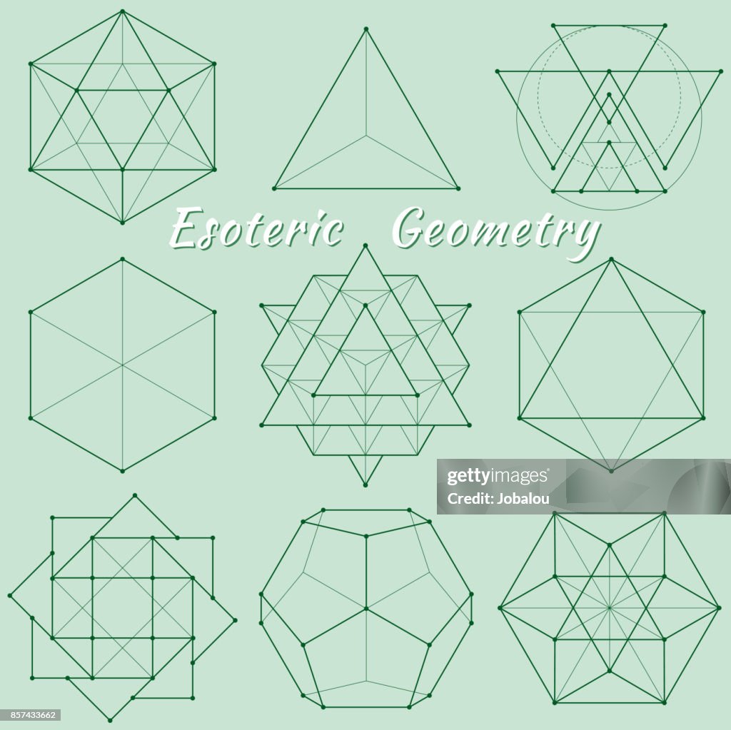 Esoterische spirituelle Geometrie