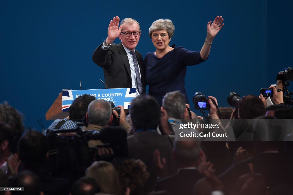 Conservative Leader Makes Her Keynote Speech To Party Conference