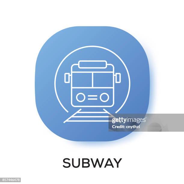 subway app icon - subway map stock illustrations