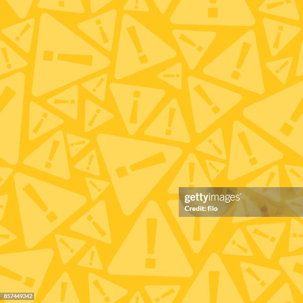 seamless warning sign background - danger background stock illustrations