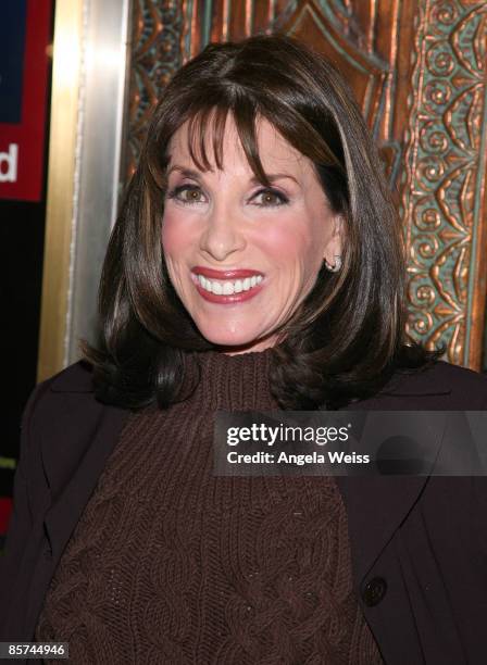 Actress Kate Linder arrives at the opening night for 'Rain: A Tribute to the Beatles' at the Pantages Theater on March 31, 2009 in Hollywood,...