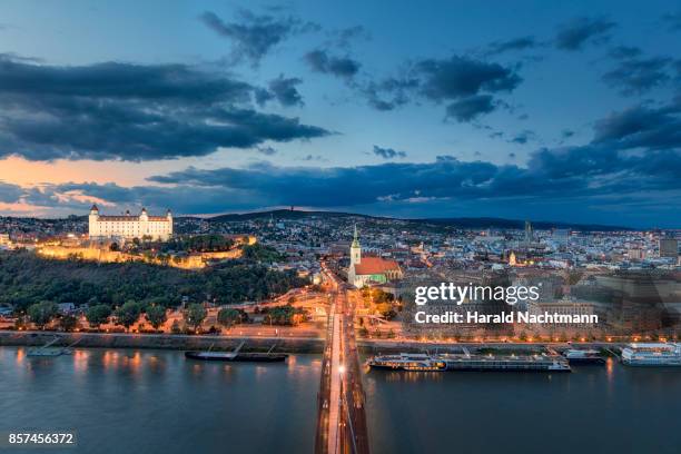 capital city of slovakia - bratislava stockfoto's en -beelden