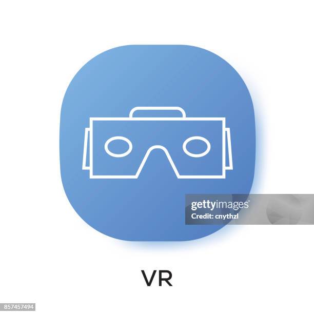vr app icon - setting up camera stock illustrations