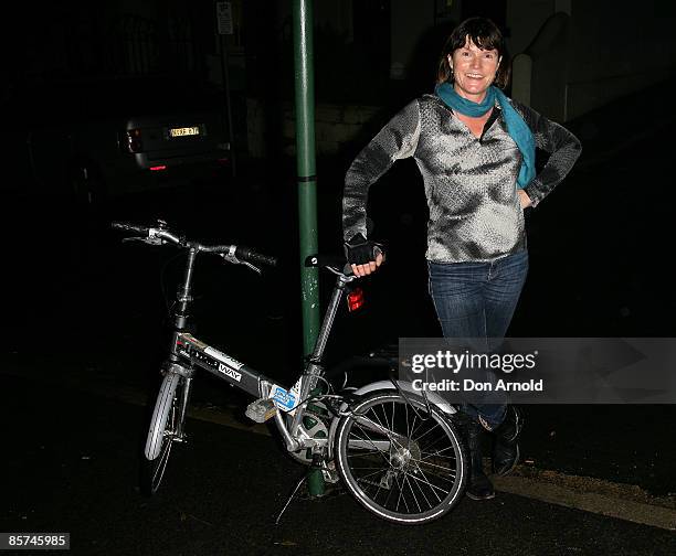 Nell Schofield arrives for the premiere of `The Man from Mukinupin' at the Belvoir Street Theatre on April 1, 2009 in Sydney, Australia.