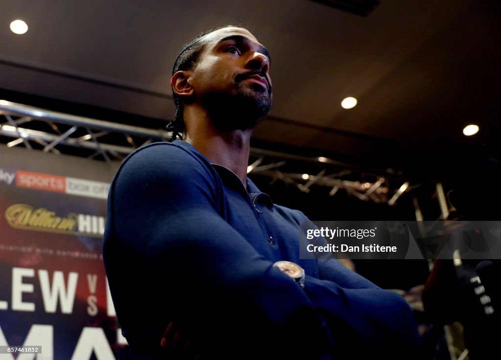 Tony Bellew and David Haye Press Conference