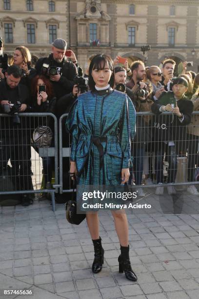 Actress Bea Doona attends the Louis Vuitton show as part of the Paris Fashion Week Womenswear Spring/Summer 2018 on October 3, 2017 in Paris, France.