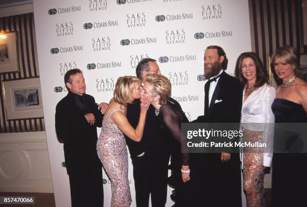 Robin Williams, Kate Capshaw, Steven Spielberg, Hillary Rodham Clinton, Tom Hanks, Rita Wilson, Candice Bergen Saks Fifth Avenue/Cedars-Sinai Benefit...