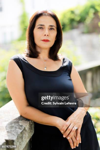 Actress Hiam Abbass is photographed for Self Assignment on August 26, 2017 in Angouleme, France.