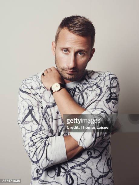 Actor Matthias Schoenaerts is photographed for Self Assignment on September 7, 2017 in Venice, Italy. .