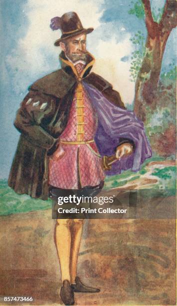Man of the Time of Mary', 1907. From English Costume, painted and described by Dion Clayton Calthrop. [Adam & Charles Black, London, 1907]. Artist...