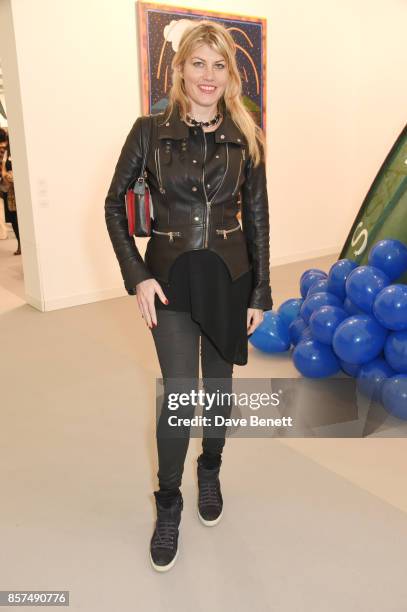 Meredith Ostrom attends the Frieze Art Fair 2017 VIP Preview in Regent's Park on October 4, 2017 in London, England.