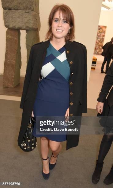 Princess Eugenie of York attends the Frieze Art Fair 2017 VIP Preview in Regent's Park on October 4, 2017 in London, England.
