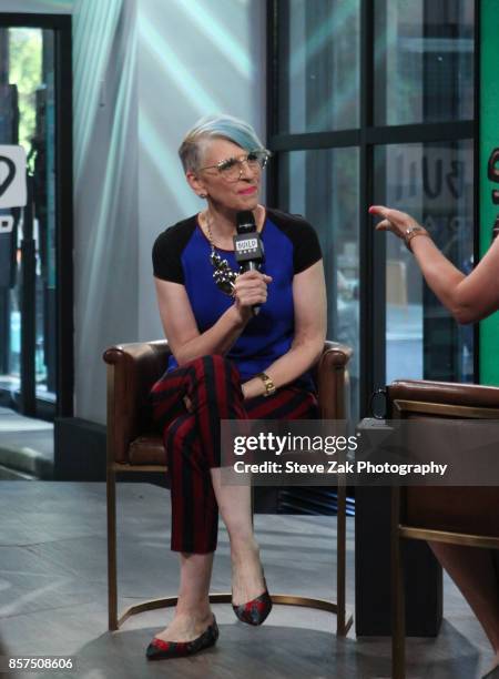 Comedian Lisa Lampanelli attends Build Series to discuss "Stuffed" at Build Studio on October 4, 2017 in New York City.