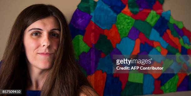 Danica Roem, a Democrat for Delegate in Virginia's district 13, and who is transgender, sits in her campaign office on September 22 in Manassas,...
