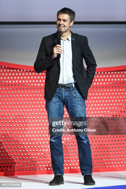 Antoine Deneriaz during presentation of Team France for Winter Games PyeongChang 2018 on October 4, 2017 in Paris, France.