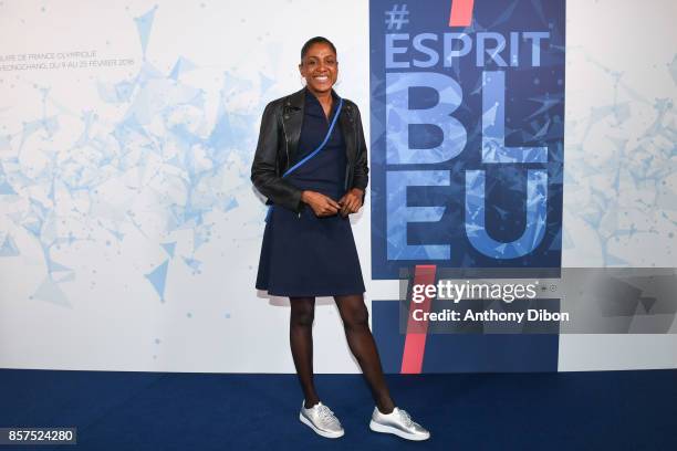 Marie Jose Perec during presentation of Team France for Winter Games PyeongChang 2018 on October 4, 2017 in Paris, France.