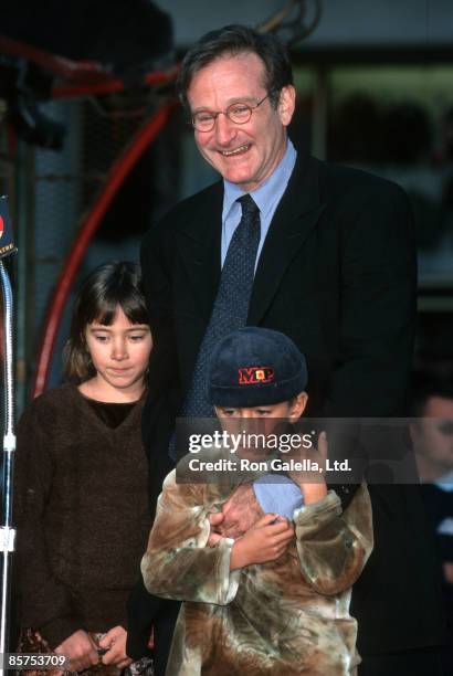 Robin Williams, Zelda Williams and Cody Williams