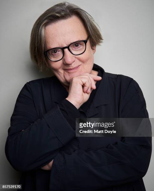 Director Agnieszka Holland from the film 'Spoor' poses for a portrait at the 55th New York Film Festival on September 28, 2017.