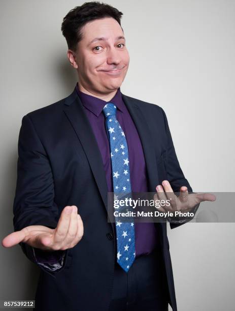 Screenwriter Chris Bergoch from the film 'The Florida Project' poses for a portrait at the 55th New York Film Festival on September 28, 2017.
