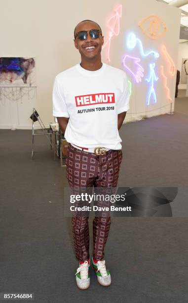 Benjamin Boateng attends the Frieze Art Fair 2017 VIP Preview in Regent's Park on October 4, 2017 in London, England.