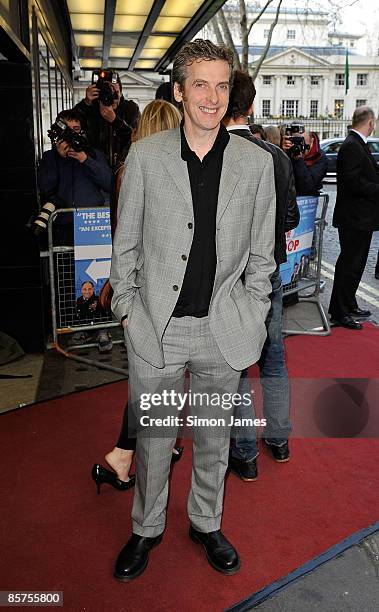 Peter Capaldi attends the gala premiere of 'In The Loop' at Curzon Mayfair on April 1, 2009 in London, England.