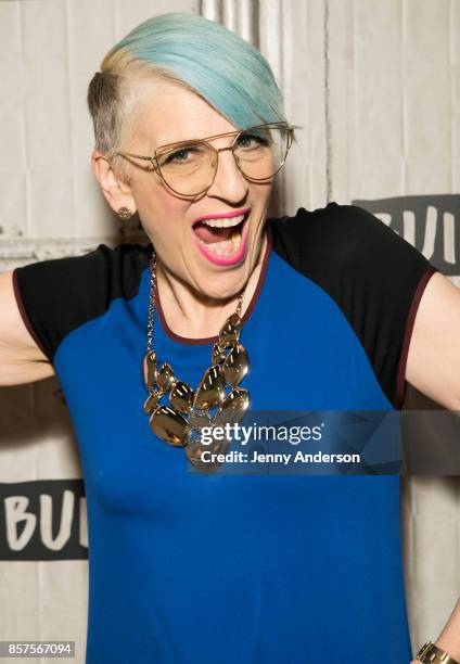 Lisa Lampanelli attends AOL Build Series at Build Studio on October 4, 2017 in New York City.
