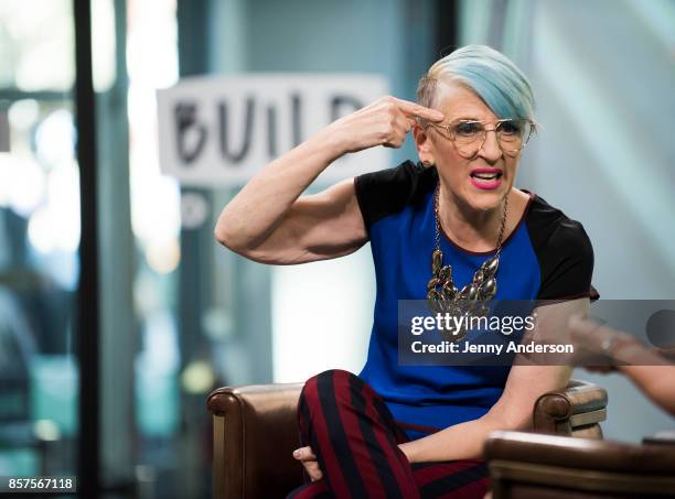 Lisa Lampanelli attends AOL Build Series at Build Studio on October 4, 2017 in New York City.