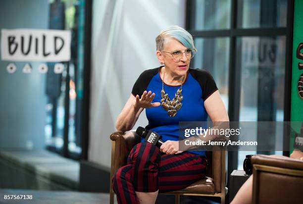 Lisa Lampanelli attends AOL Build Series at Build Studio on October 4, 2017 in New York City.