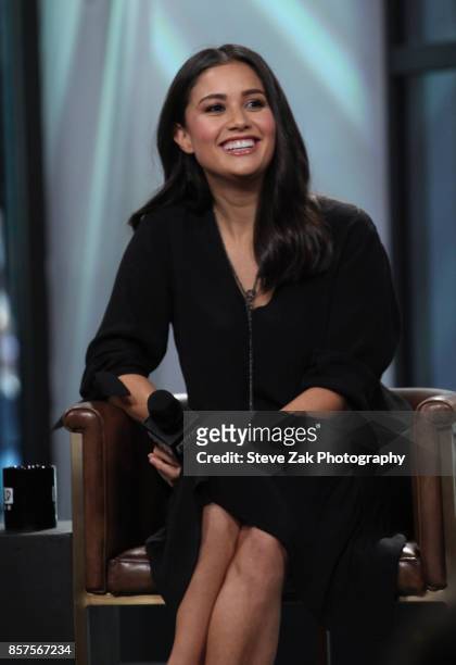 Catherine Lowe attends Build Series to discuss "Worst Cooks In America" at Build Studio on October 4, 2017 in New York City.