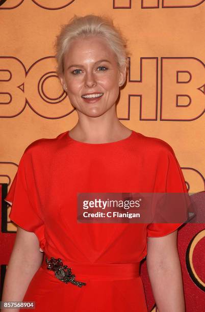 Ingrid Bolso Berda attends the HBO's Official 2017 Emmy After Party at The Plaza at the Pacific Design Center on September 17, 2017 in Los Angeles,...