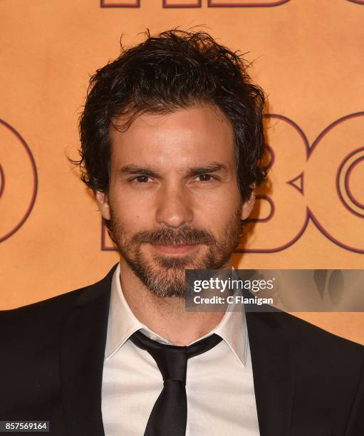 Santiago Cabrera attends the HBO's Official 2017 Emmy After Party at The Plaza at the Pacific Design Center on September 17, 2017 in Los Angeles,...