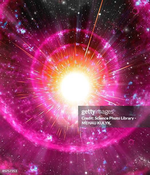 ilustrações de stock, clip art, desenhos animados e ícones de supernova explosion - destruction