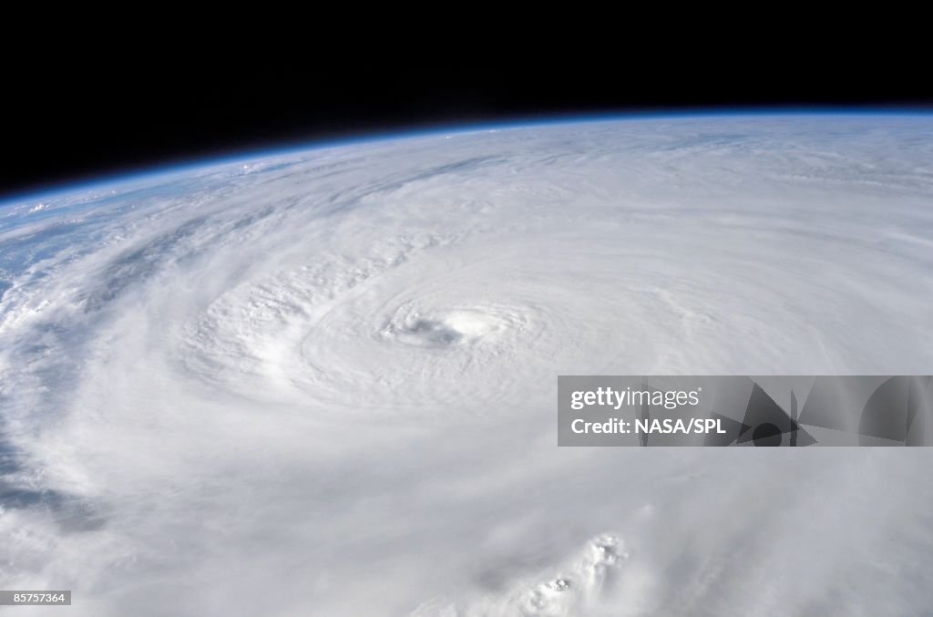 Eye of Hurricane Ivan, passing over Cuba