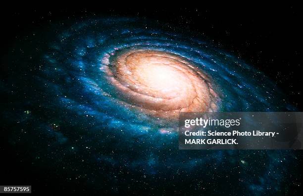 spiral galaxy - galaxie photos et images de collection
