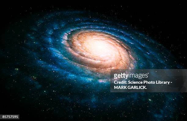 spiral galaxy - galáxia - fotografias e filmes do acervo