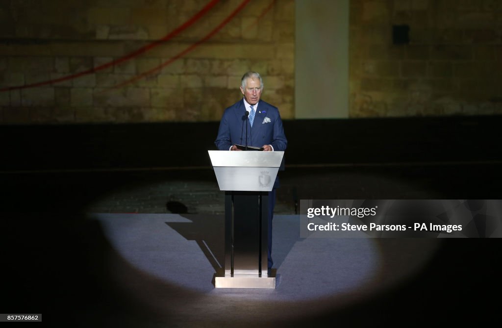 Prince of Wales visit to Malta