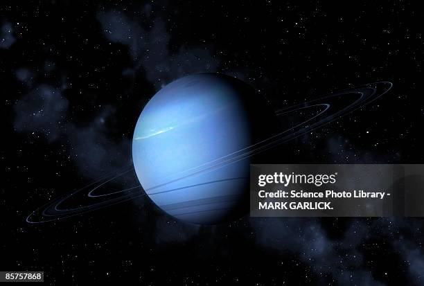 neptune, close-up - star field stock illustrations