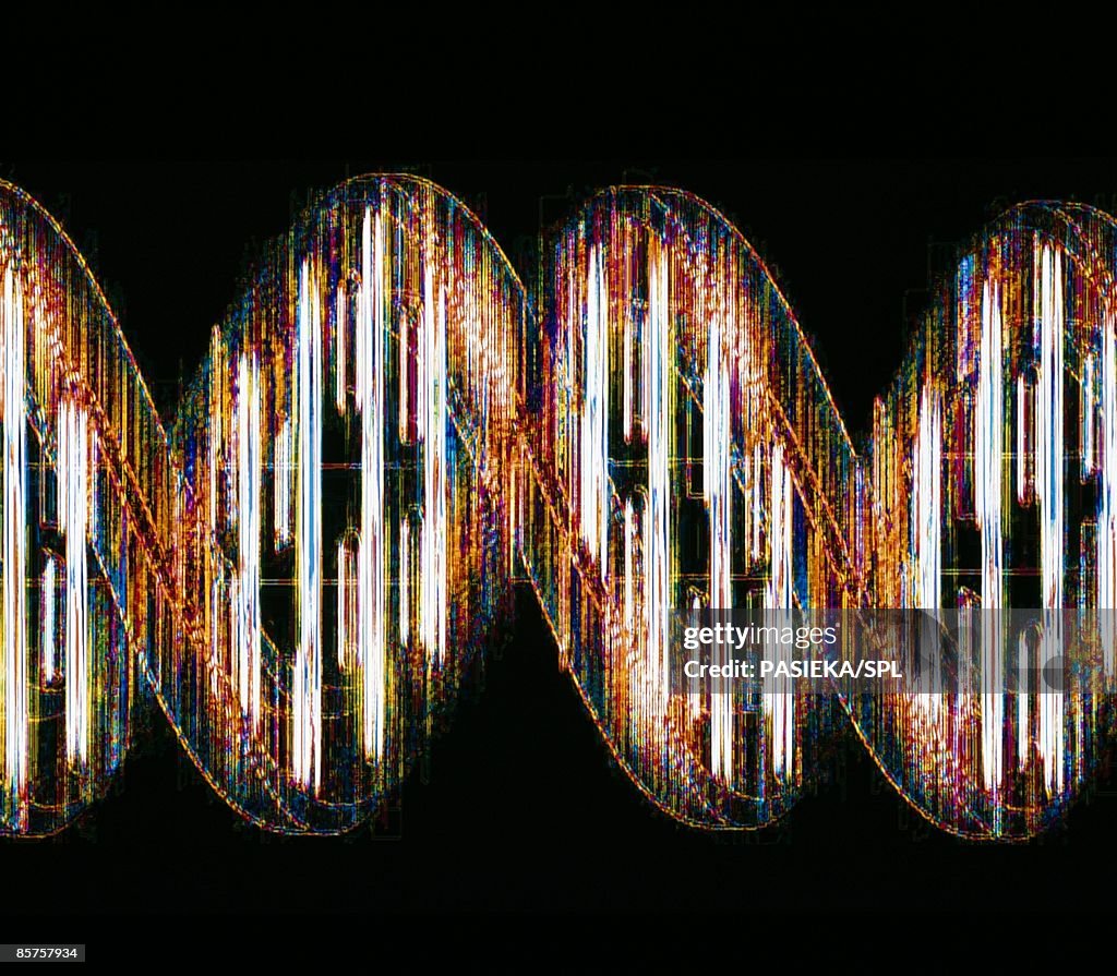 Dna Computing Structure Computer Artwork Of The Molecular Structure Of A Dna High-Res Vector ...