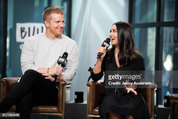Sean Lowe and Catherine Lowe attend AOL Build Series at Build Studio on October 4, 2017 in New York City.