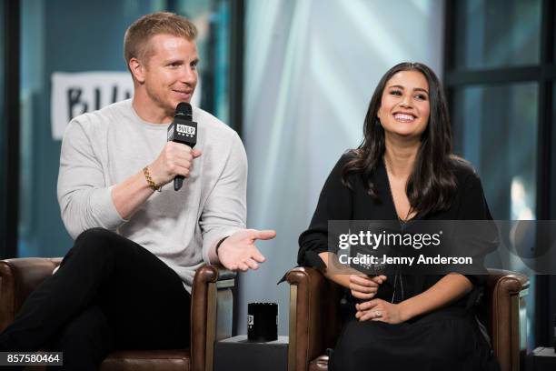 Sean Lowe and Catherine Lowe attend AOL Build Series at Build Studio on October 4, 2017 in New York City.