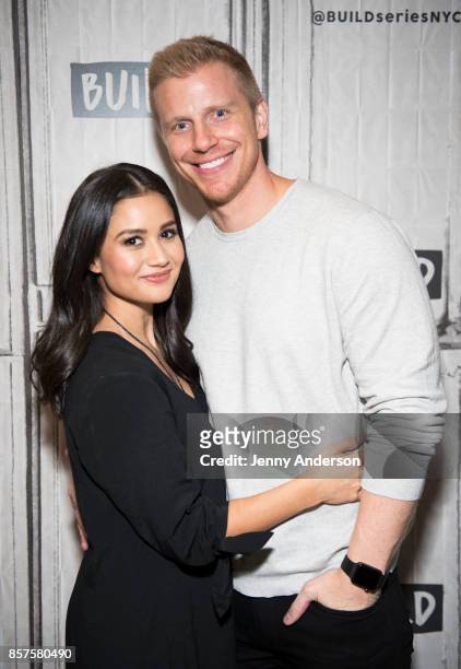 Catherine Lowe and Sean Lowe attend AOL Build Series at Build Studio on October 4, 2017 in New York City.