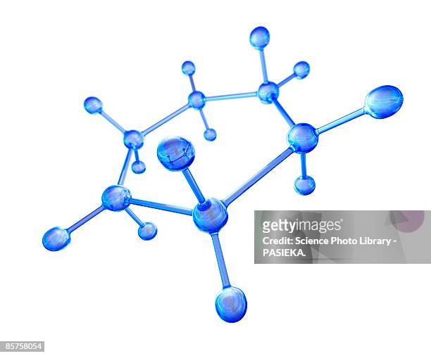 molecular structure against white background - molecule stock-grafiken, -clipart, -cartoons und -symbole