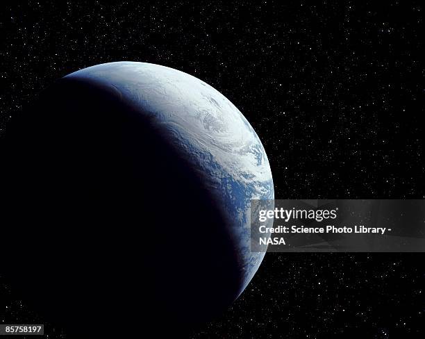 illustrations, cliparts, dessins animés et icônes de planet earth, view from space - earth and space