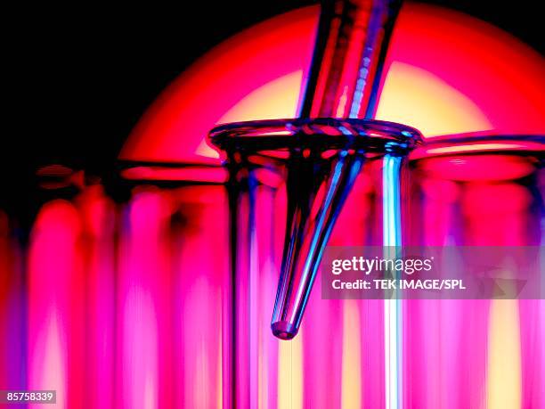 test tubes - pink tube stock pictures, royalty-free photos & images