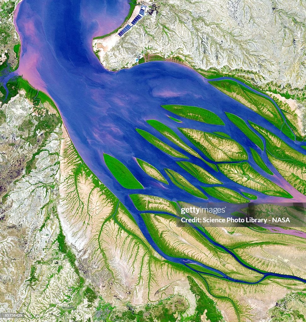 Bombetoka Bay and Madagascar, satellite image