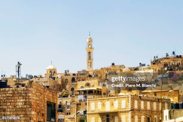 bethlehem - palestina stockfoto's en -beelden