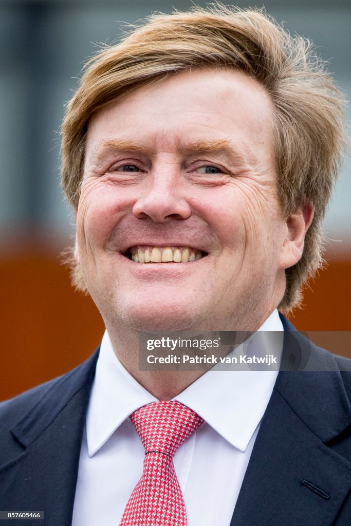 King Willem-Alexander Of The Netherlands Opens Eurojust In The Hague