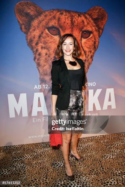 German actress Maike von Bremen attends the 'Maleika' Film Premiere at Zoo Palast on October 4, 2017 in Berlin, Germany.