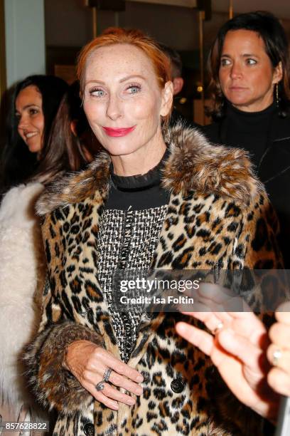 German actress Andrea Sawatzki attends the 'Maleika' Film Premiere at Zoo Palast on October 4, 2017 in Berlin, Germany.