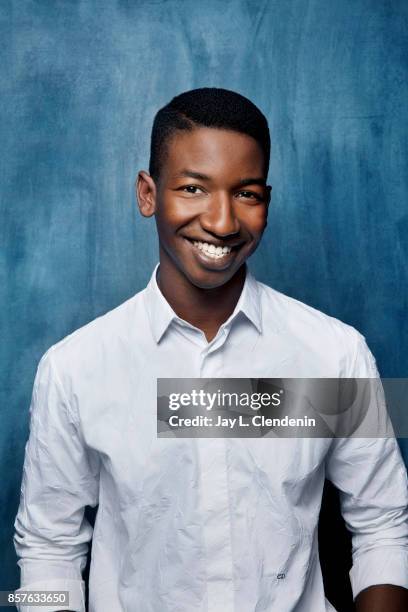 Actor Mamoudou Athie from the film "Unicorn Store," poses for a portrait at the 2017 Toronto International Film Festival for Los Angeles Times on...